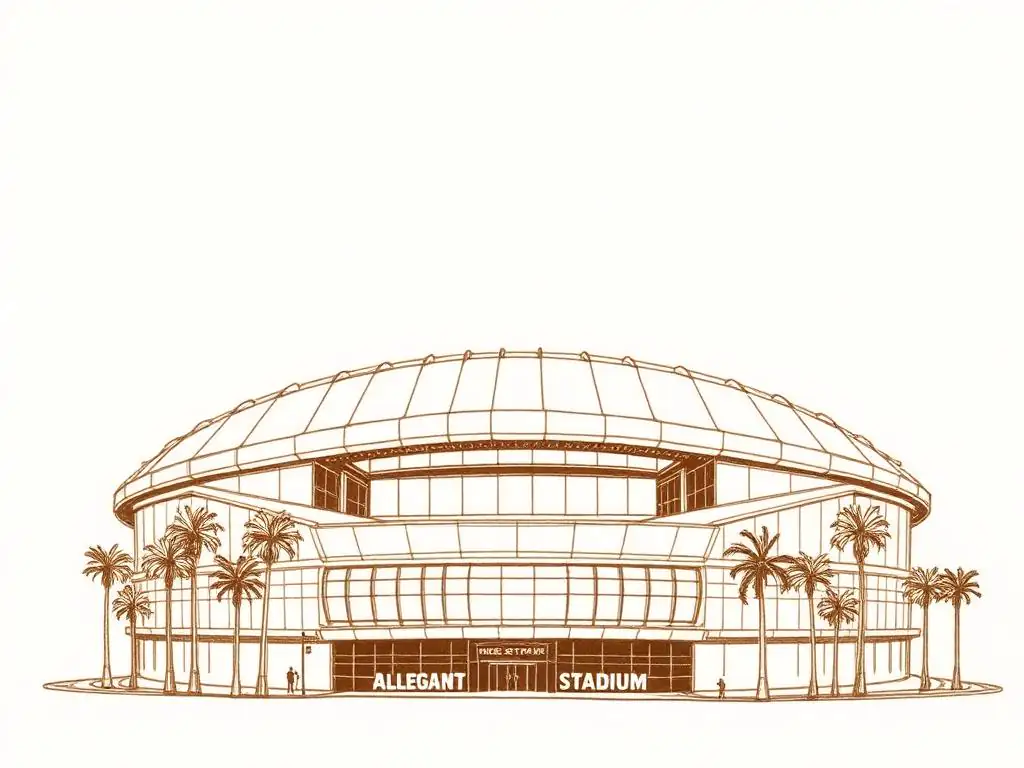 Allegiant Stadium Clubs illustration