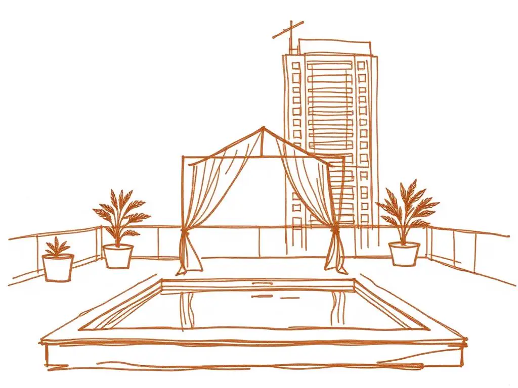 The Cosmopolitan Weddings illustration