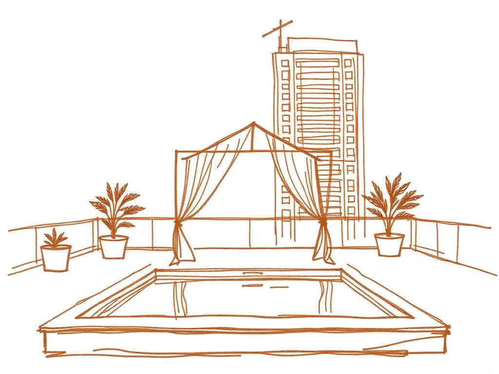 The Cosmopolitan Weddings illustration