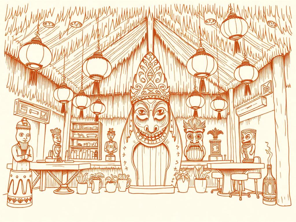 The Golden Tiki illustration