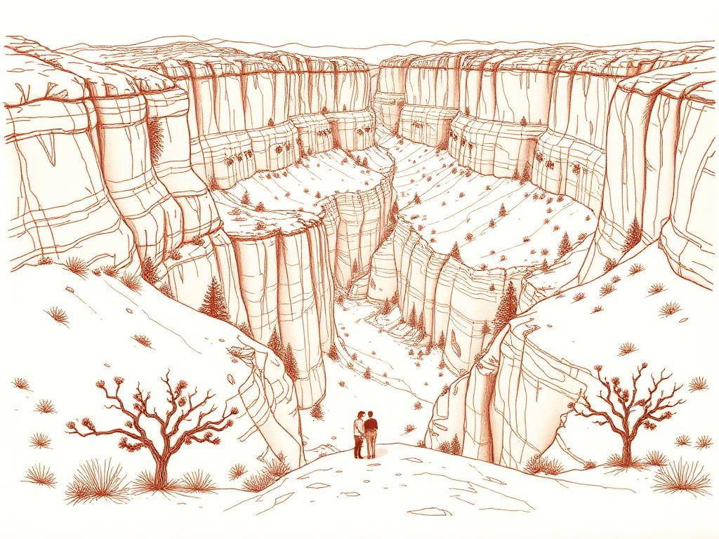 Red Rock Canyon Overlooks illustration