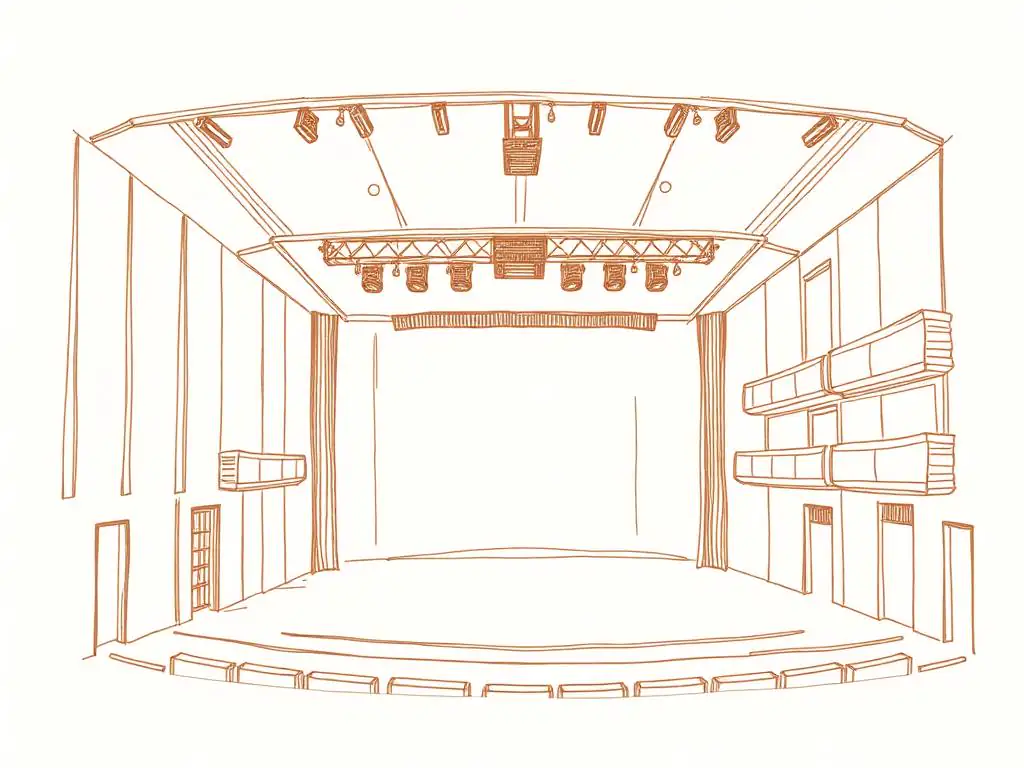 Resorts World Theatre illustration