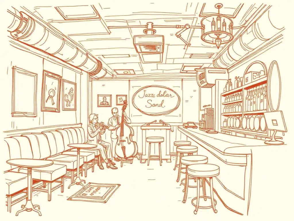 Sand Dollar Lounge illustration