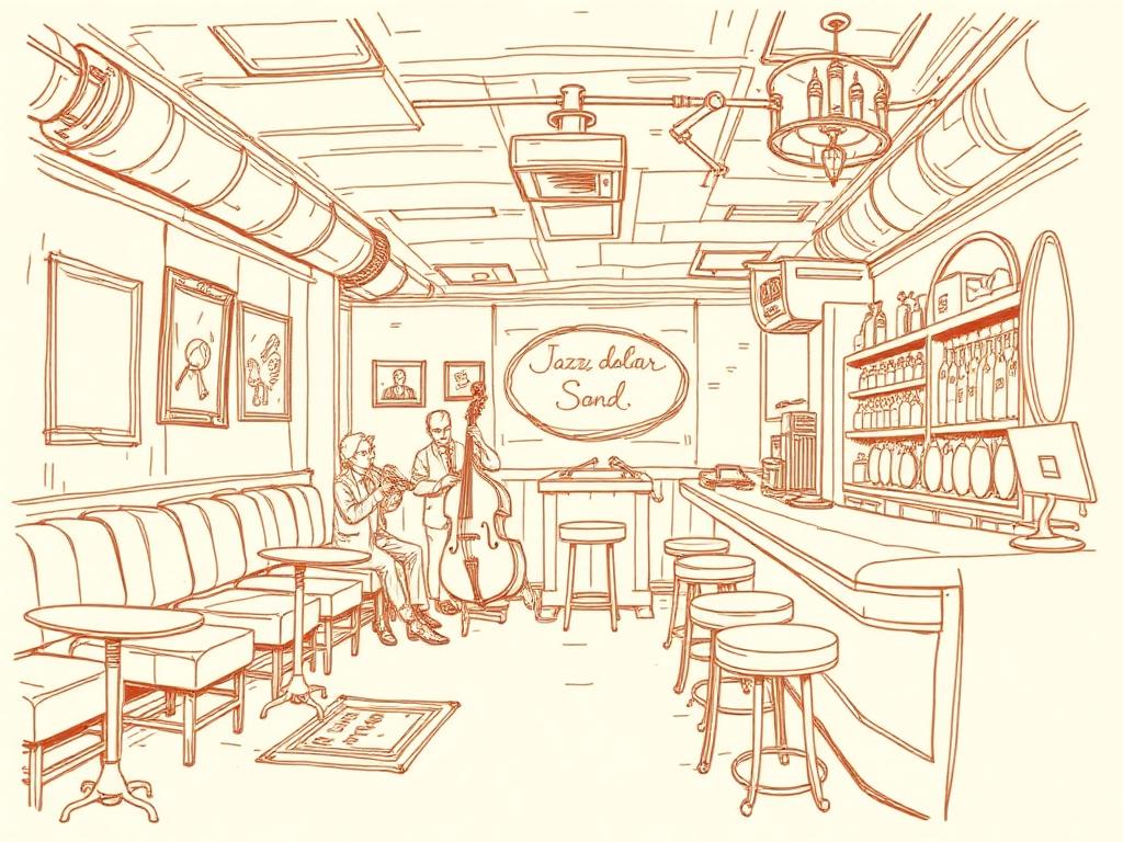 Sand Dollar Lounge illustration