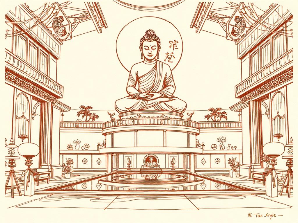 Tao Nightclub illustration
