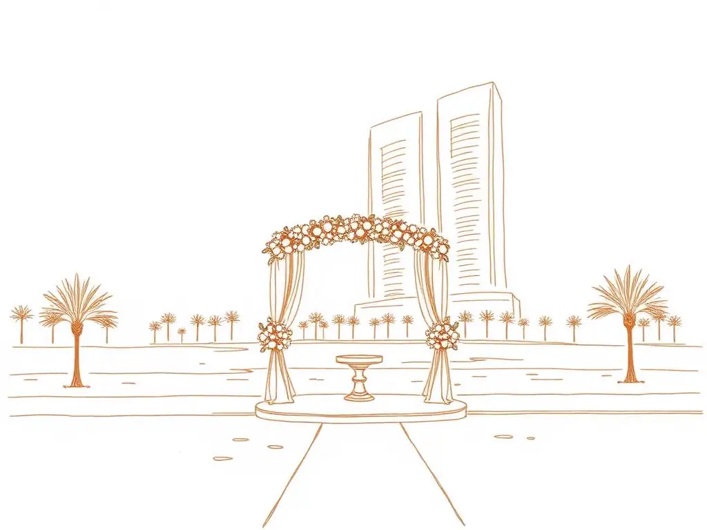 Wynn Las Vegas Weddings illustration