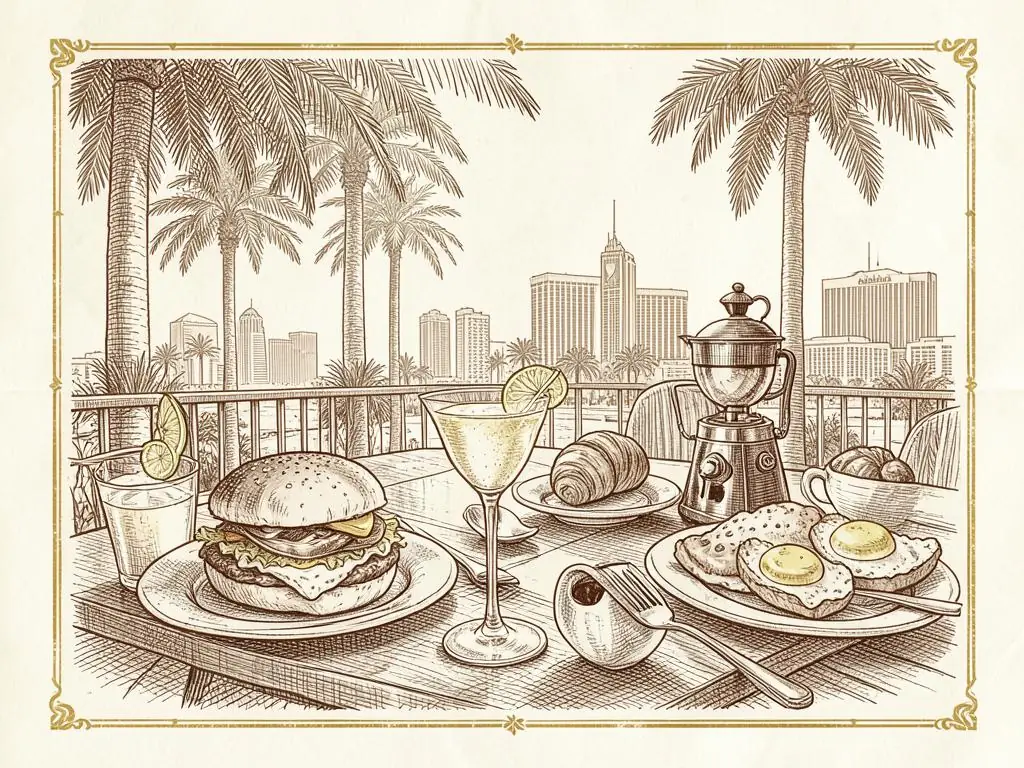 Las Vegas breakfast & brunch illustration