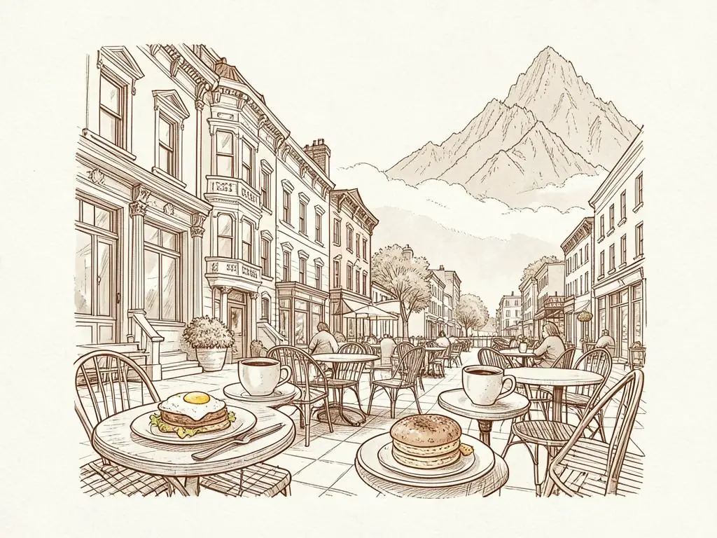 San Francisco breakfast & brunch illustration