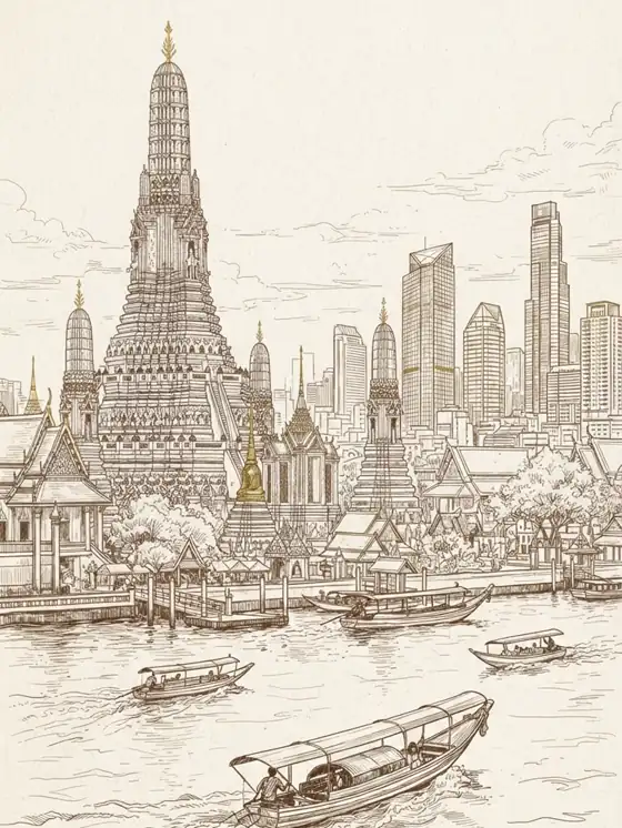 Bangkok cityscape