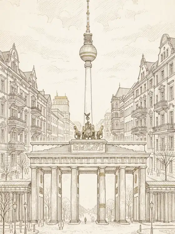 Berlin cityscape