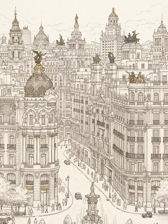 Madrid cityscape