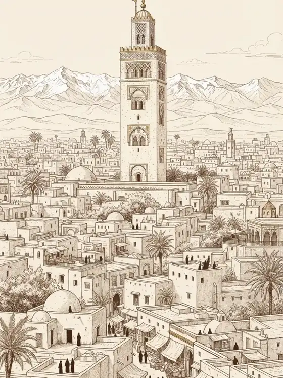 Marrakesh cityscape