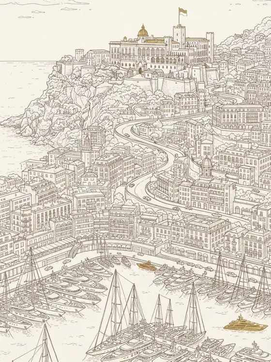 Monaco cityscape