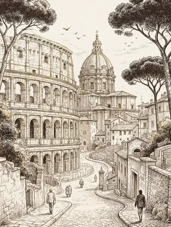 Rome cityscape