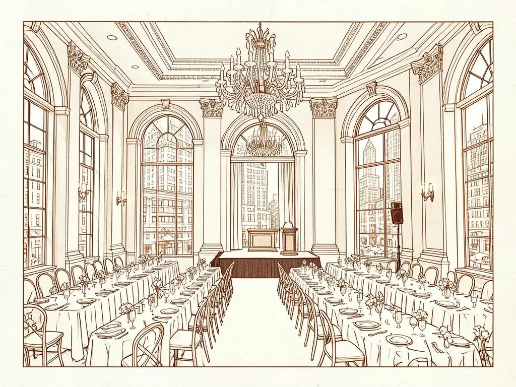New York event spaces illustration