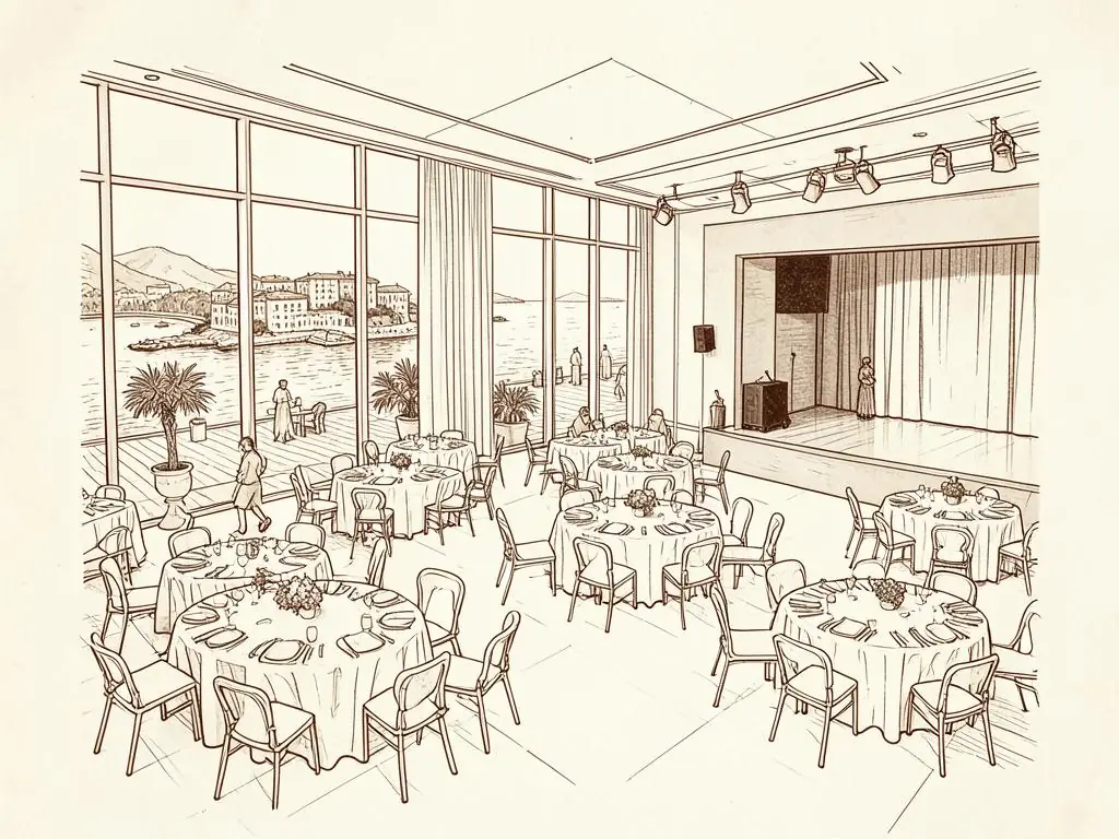Monaco event spaces illustration