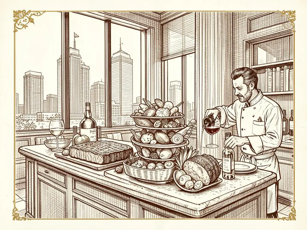 Las Vegas best food illustration