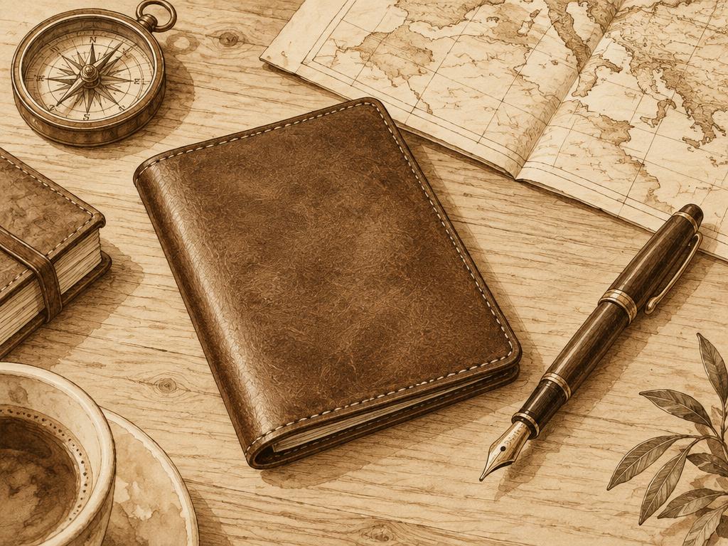 KEY2 Leather Passport Case