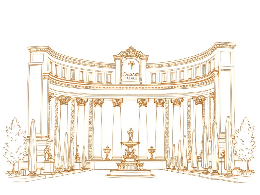Caesars Palace illustration
