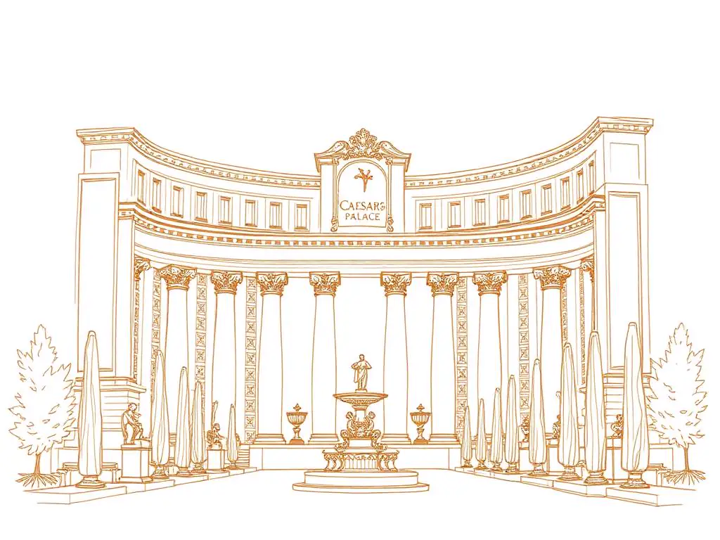 Caesars Palace illustration