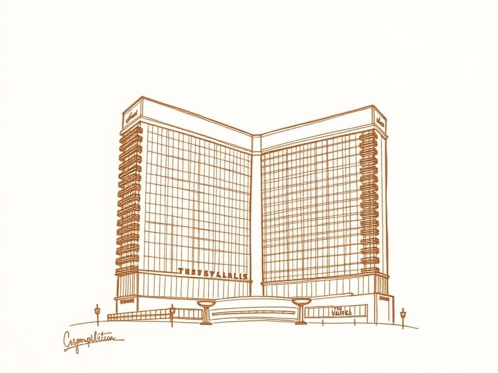 The Cosmopolitan of Las Vegas illustration