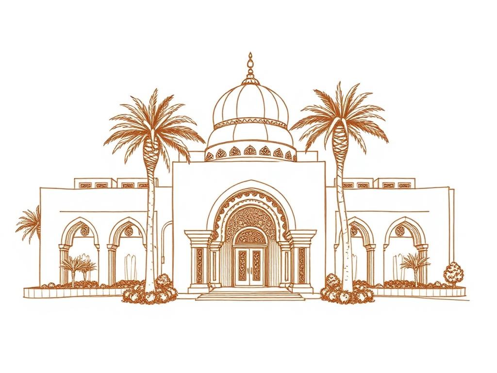 Sahara Las Vegas illustration