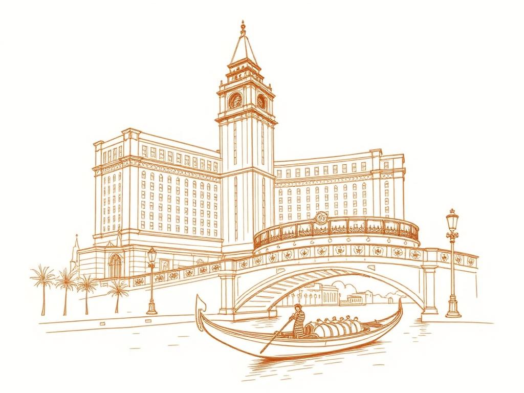 The Venetian & Palazzo illustration
