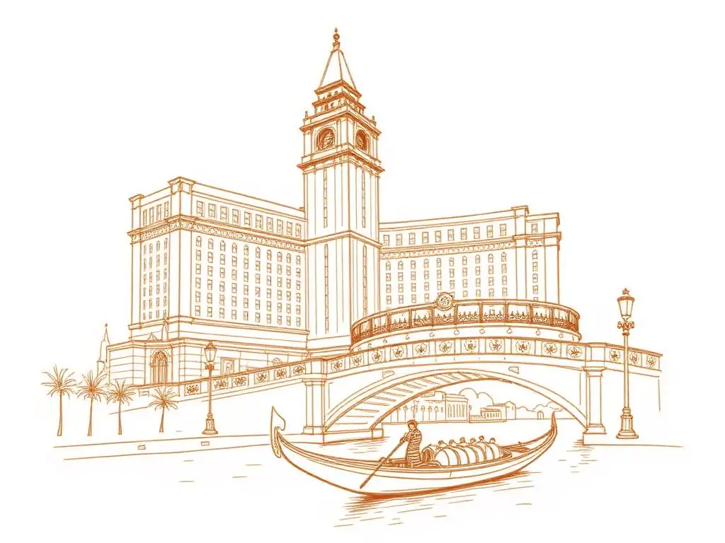 The Venetian & Palazzo illustration