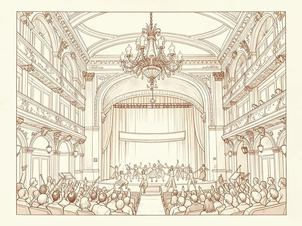 Paris concerts & comedy illustration