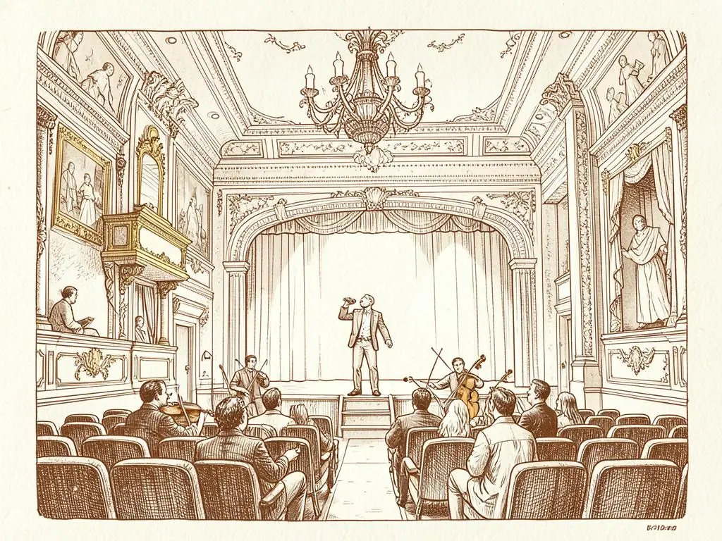 San Francisco concerts & comedy illustration