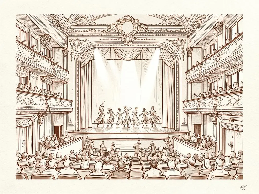 New York concerts & comedy illustration