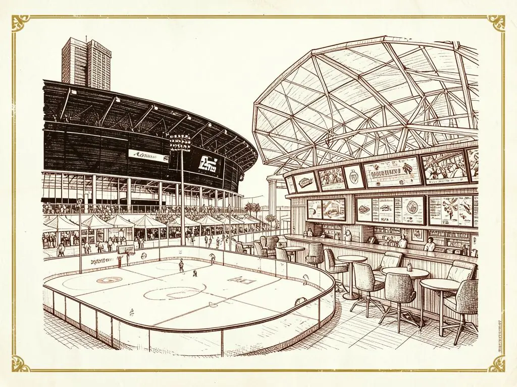 Las Vegas sports illustration