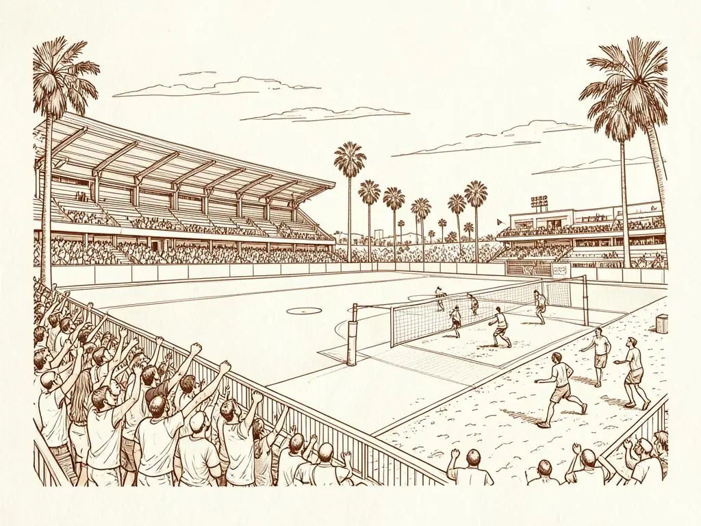 Los Angeles sports illustration