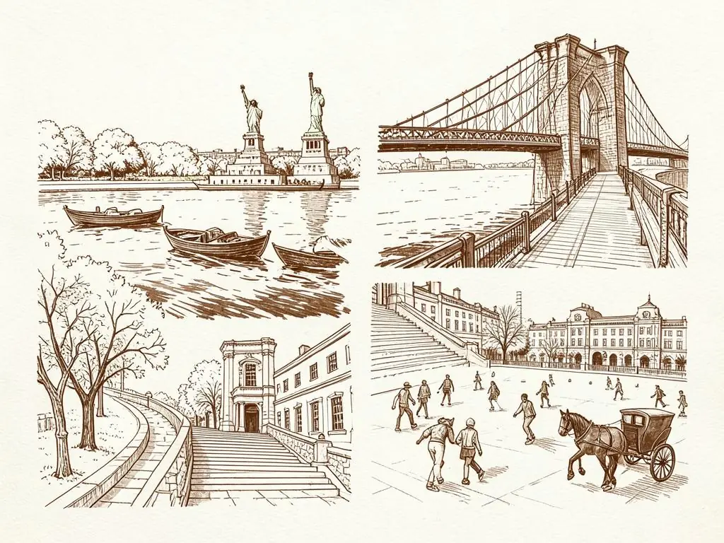 New York 100 other things to do illustration