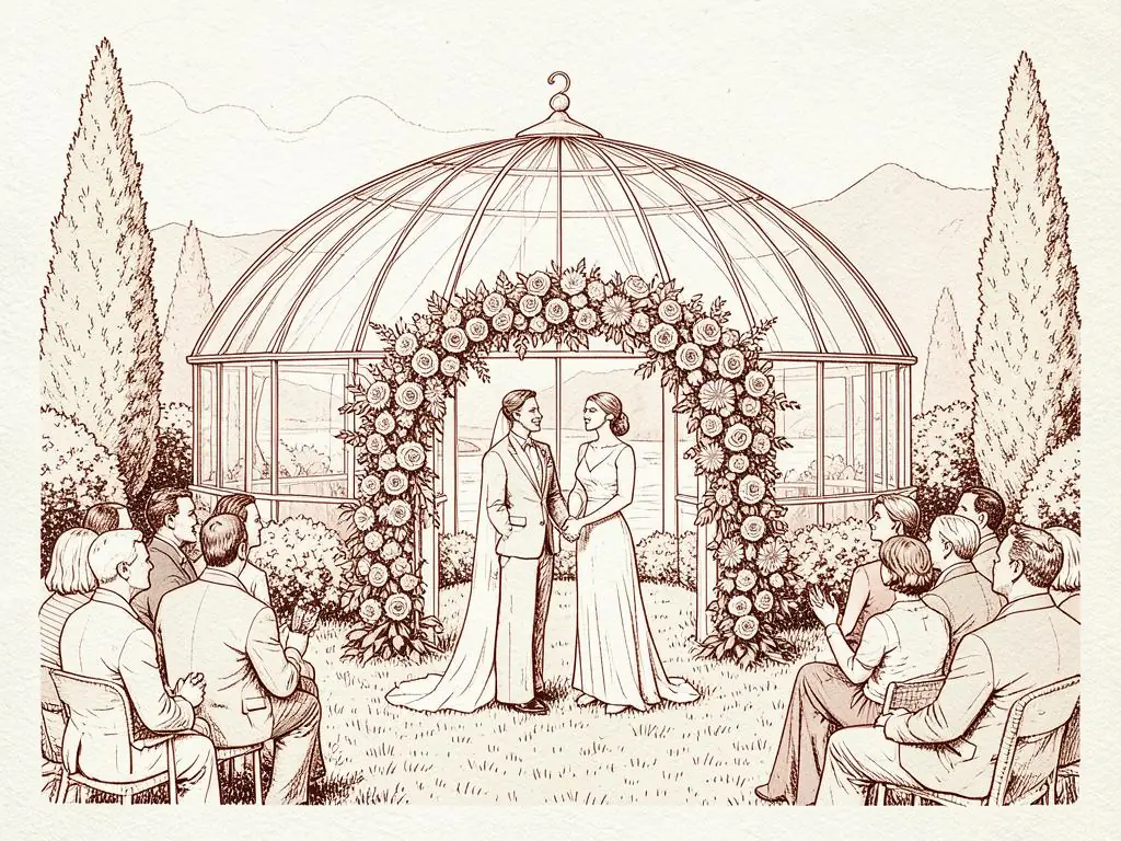 San Francisco weddings illustration