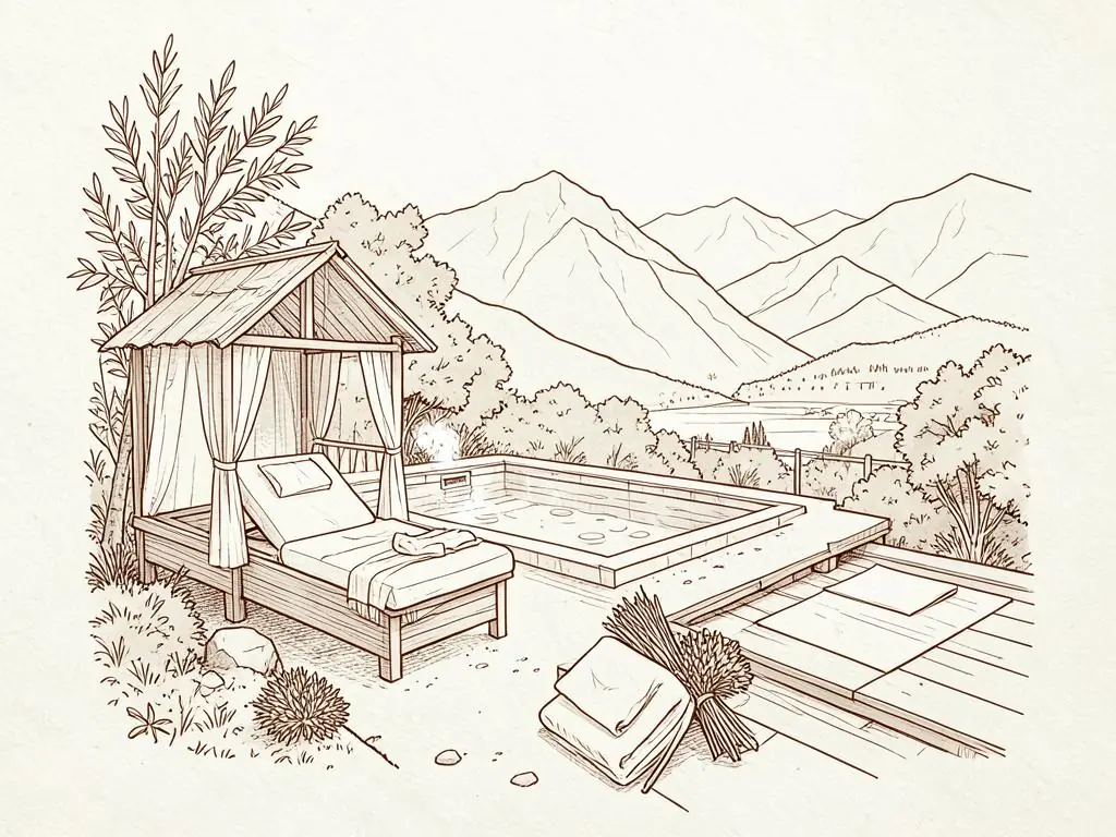 Los Angeles health & wellness illustration