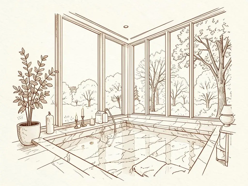 New York health & wellness illustration