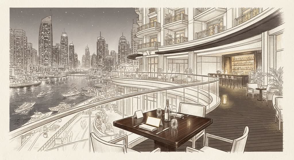 Blu Bar illustration
