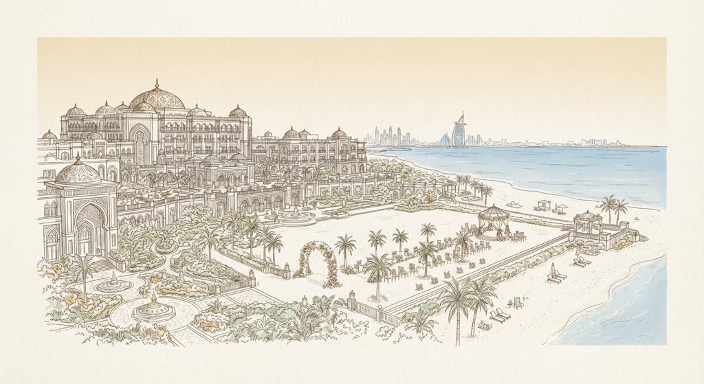 Jumeirah Zabeel Saray Weddings illustration