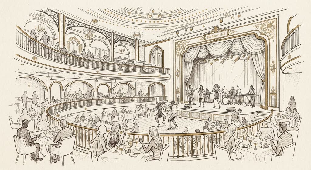 Music Hall illustration