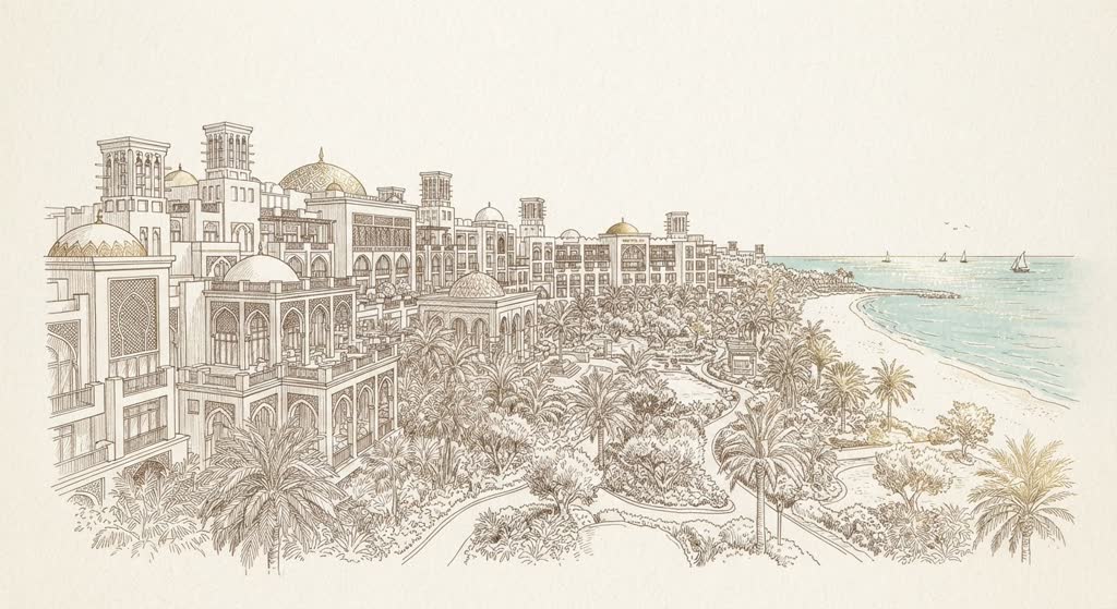 One&Only Royal Mirage illustration