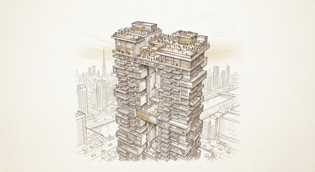 SLS Dubai illustration