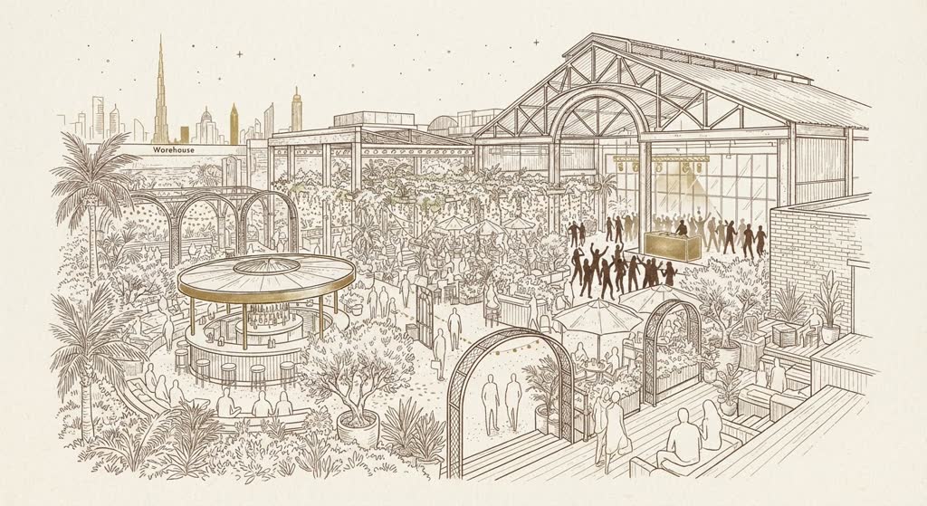 Soho Garden illustration