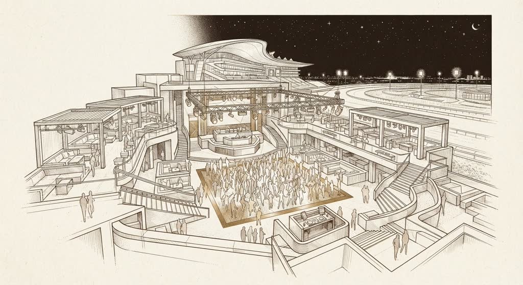 White Dubai illustration