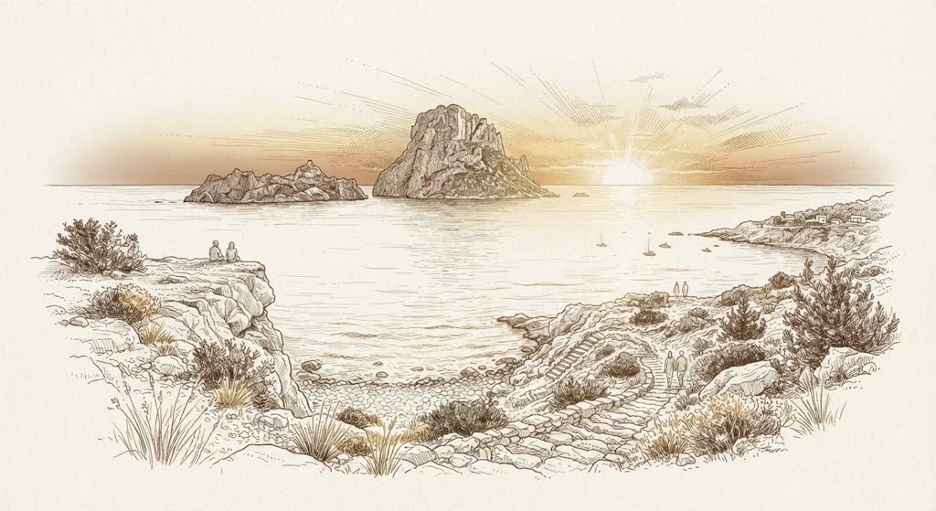 Es Vedrà Viewpoint, Cala d'Hort