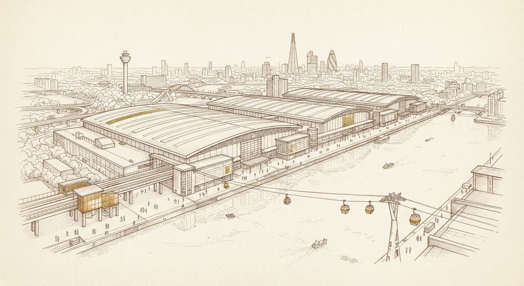 ExCeL London illustration