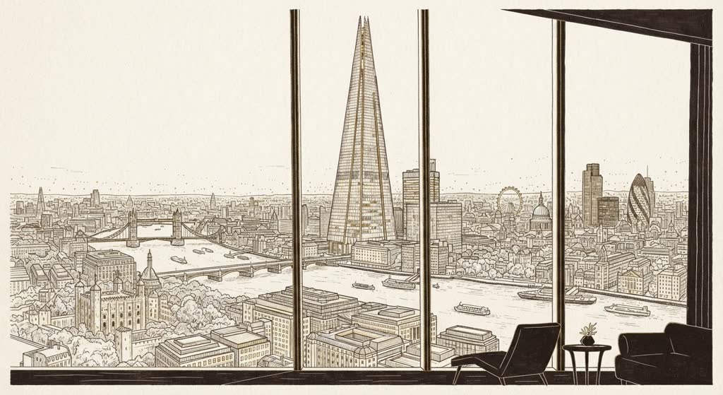 Shangri-La The Shard illustration