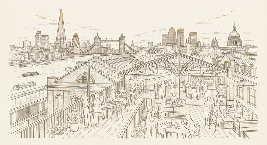 Skylight at Tobacco Dock illustration