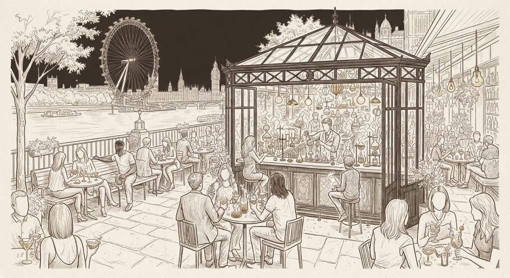 The Alchemist South Bank illustration
