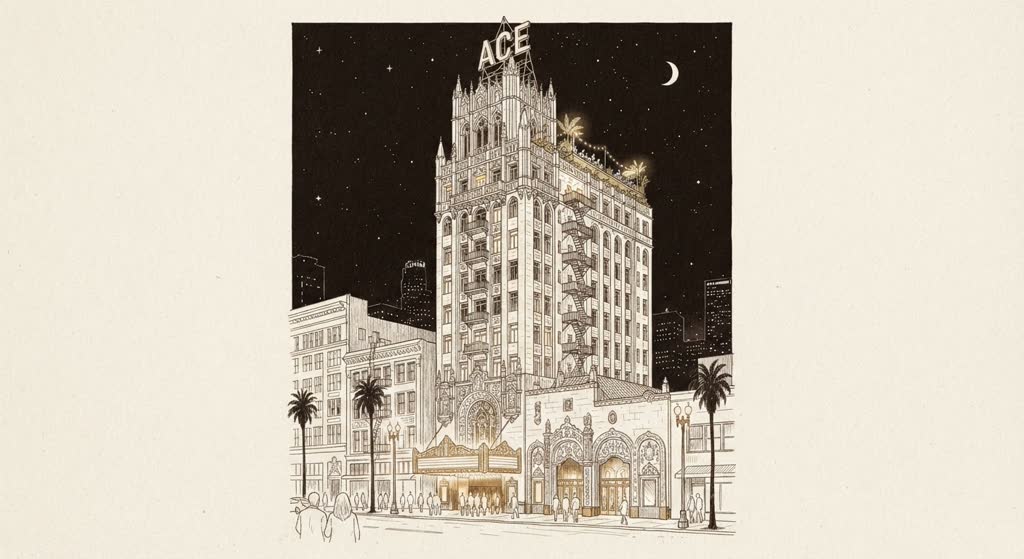 Ace Hotel Downtown Los Angeles illustration